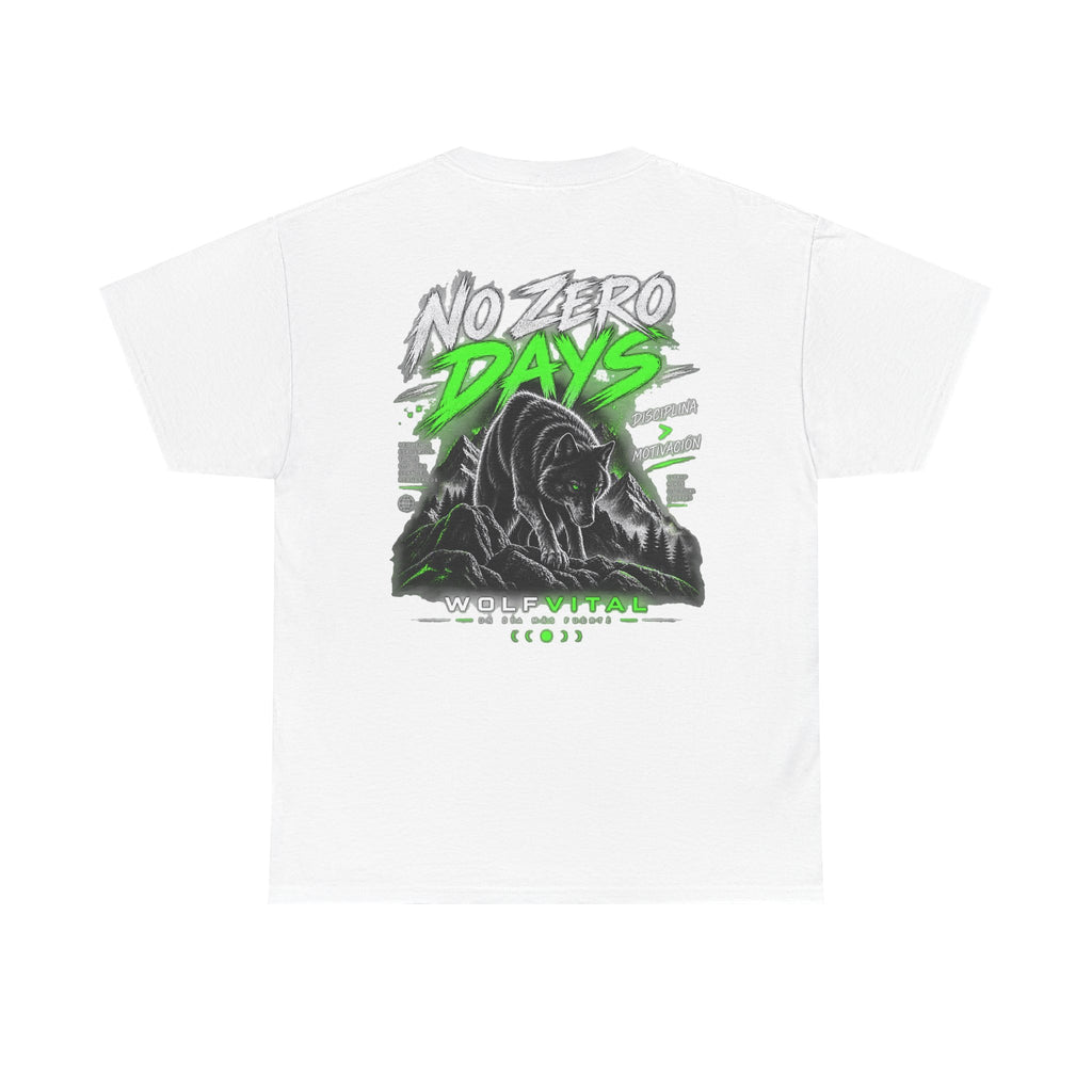 Wolfvital No Zero Days — Camiseta