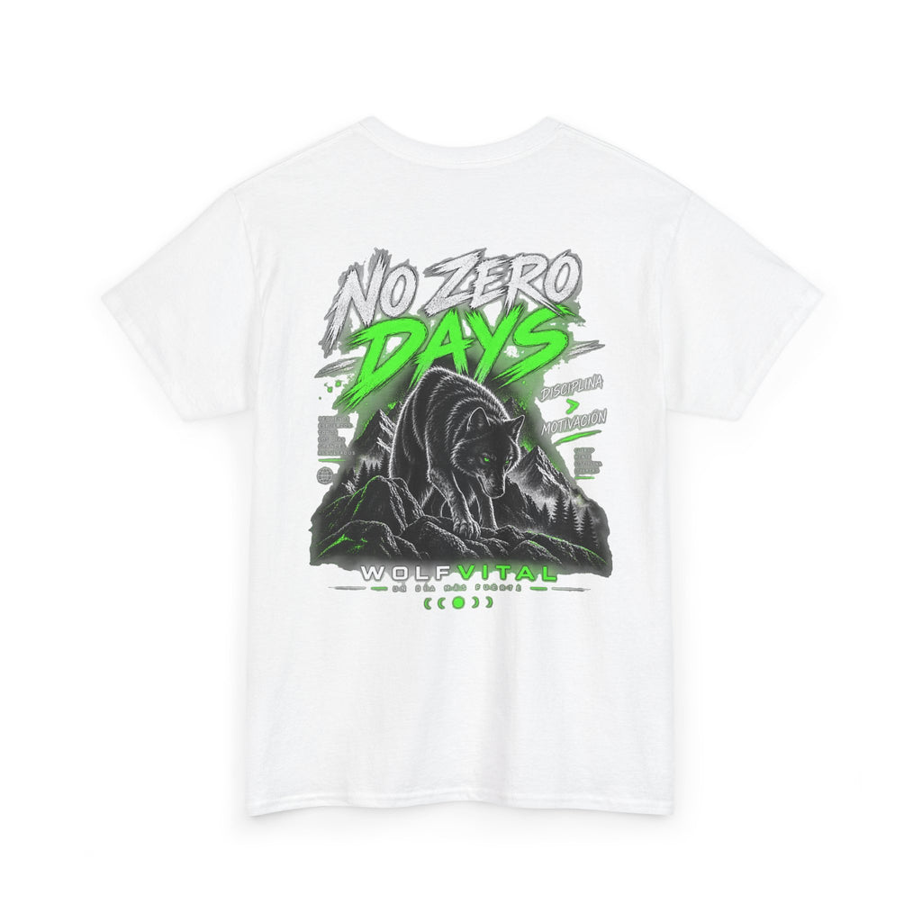 Wolfvital No Zero Days — Camiseta