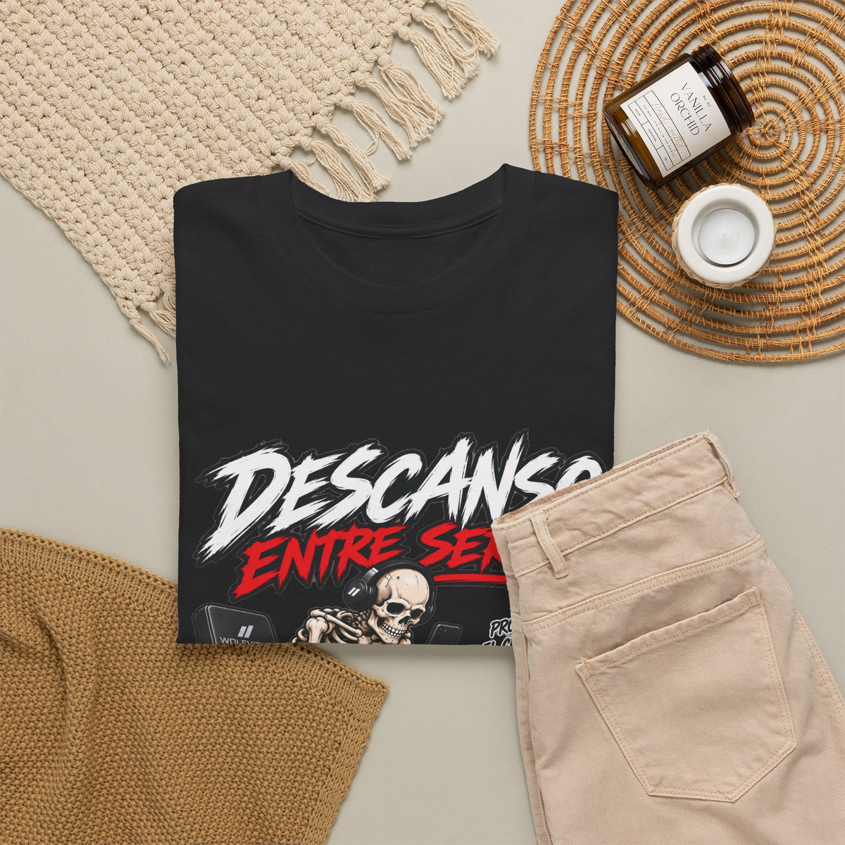 WOLFVITAL – Descanso Entre Series | Camiseta Gym